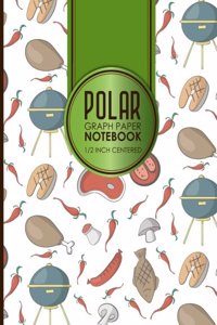 Polar Graph Paper Notebook