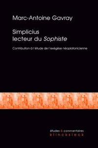 Simplicius Lecteur Du Sophiste
