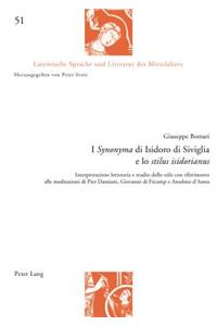 I Synonyma di Isidoro di Siviglia e lo stilus isidorianus