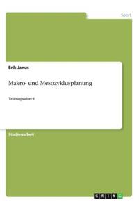 Makro- und Mesozyklusplanung