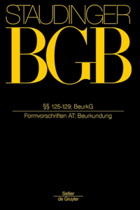 §§ 125-129; Beurkg