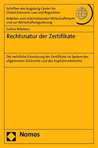 Rechtsnatur Der Zertifikate