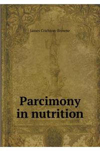 Parcimony in Nutrition