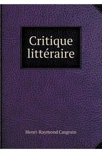 Critique Littéraire