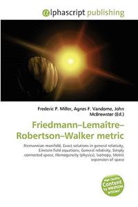 Friedmann-Lematre-Robertson-Walker Metric