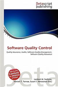 Software Quality Control