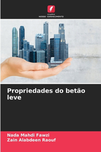 Propriedades do betão leve