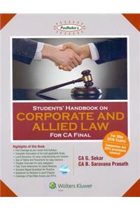 Students Handbook on Corporate and Allied Law - CA Final