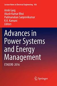 Advances in Power Systems and Energy Management