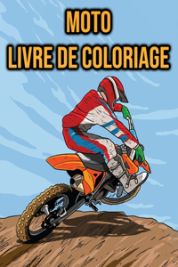 Moto Livre de Coloriage