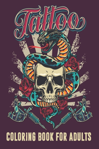 Tattoo Coloring Book For Adults