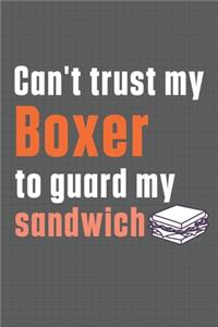 Can't trust my Boxer to guard my sandwich