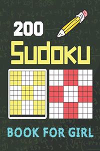 200 Sudoku Book For girl