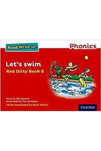 Read Write Inc. Phonics: Let's Swim (Red Ditty Book 8)