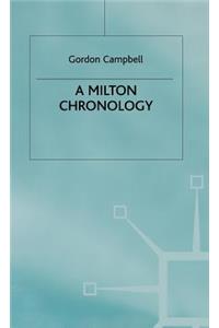Milton Chronology