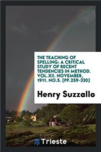 The Teaching of Spelling