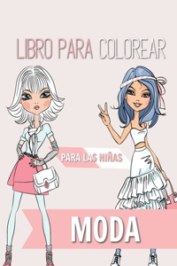 Moda Libro para colorear Para las niñas