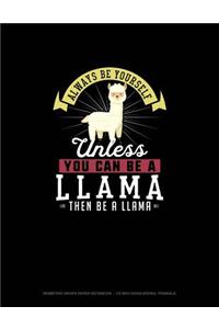 Always Be Yourself Unless You Can Be A Llama Then Be A Llama