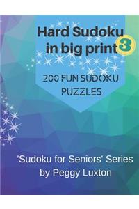 Hard Sudoku in big print 3
