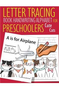 Letter Tracing Book Handwriting Alphabet for Preschoolers Cute Cats