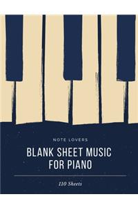 Blank Music Sheets For Piano