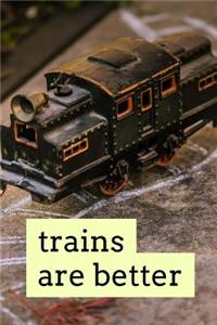 Trains Are Better: Train Journal for Model Train Collectors