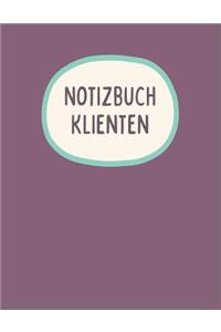 Notizbuch Klienten