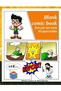 Blank comic book draw your own comics
