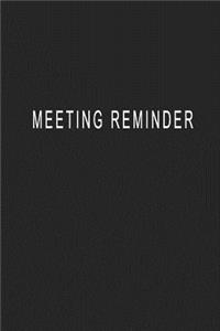 Meeting Reminder