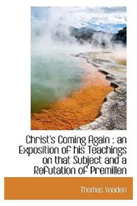 Christ's Coming Again