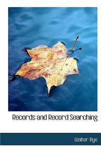 Records and Record Searching