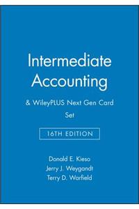 Intermediate Accounting, 16e & Wileyplus Next Gen Card Set