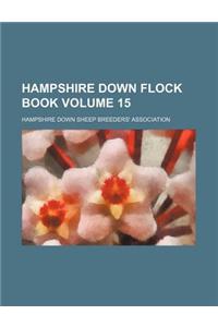 Hampshire Down Flock Book Volume 15