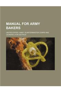 Manual for Army Bakers