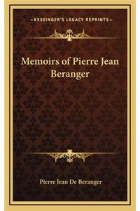 Memoirs of Pierre Jean Beranger