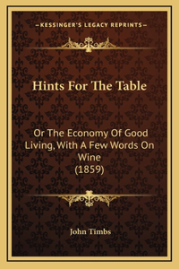 Hints for the Table