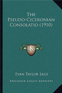 Pseudo-Ciceronian Consolatio (1910)