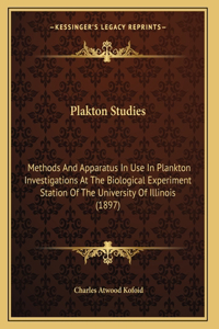 Plakton Studies