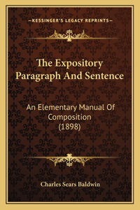 The Expository Paragraph And Sentence