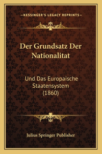 Grundsatz Der Nationalitat