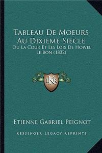 Tableau De Moeurs Au Dixieme Siecle