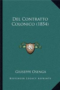del Contratto Colonico (1854)