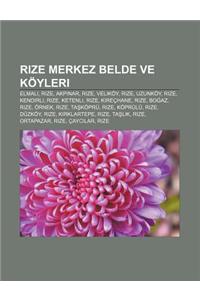 Rize Merkez Belde Ve Koyleri