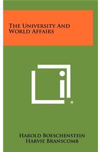 The University and World Affairs