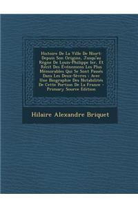 Histoire de La Ville de Niort