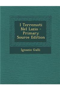 I Terremoti Nel Lazio