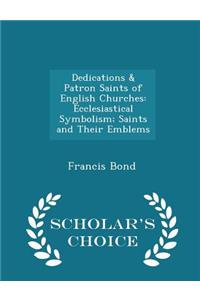 Dedications & Patron Saints of English Churches
