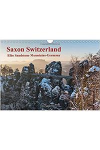 Saxon Switzerland / UK-Version / Birthday Calendar 2017