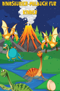 Dinosaurier-Malbuch für Kinder