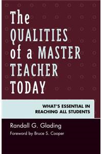 Qualities of a Master Teacher Today